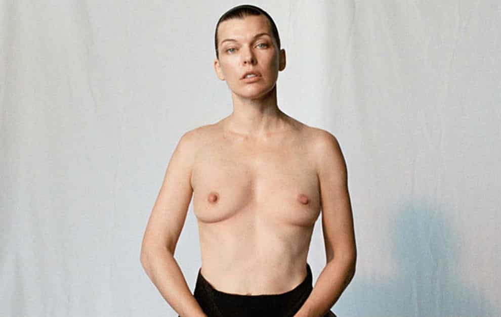 El desnudo mÃ¡s impresionante de Milla Jovovich ...