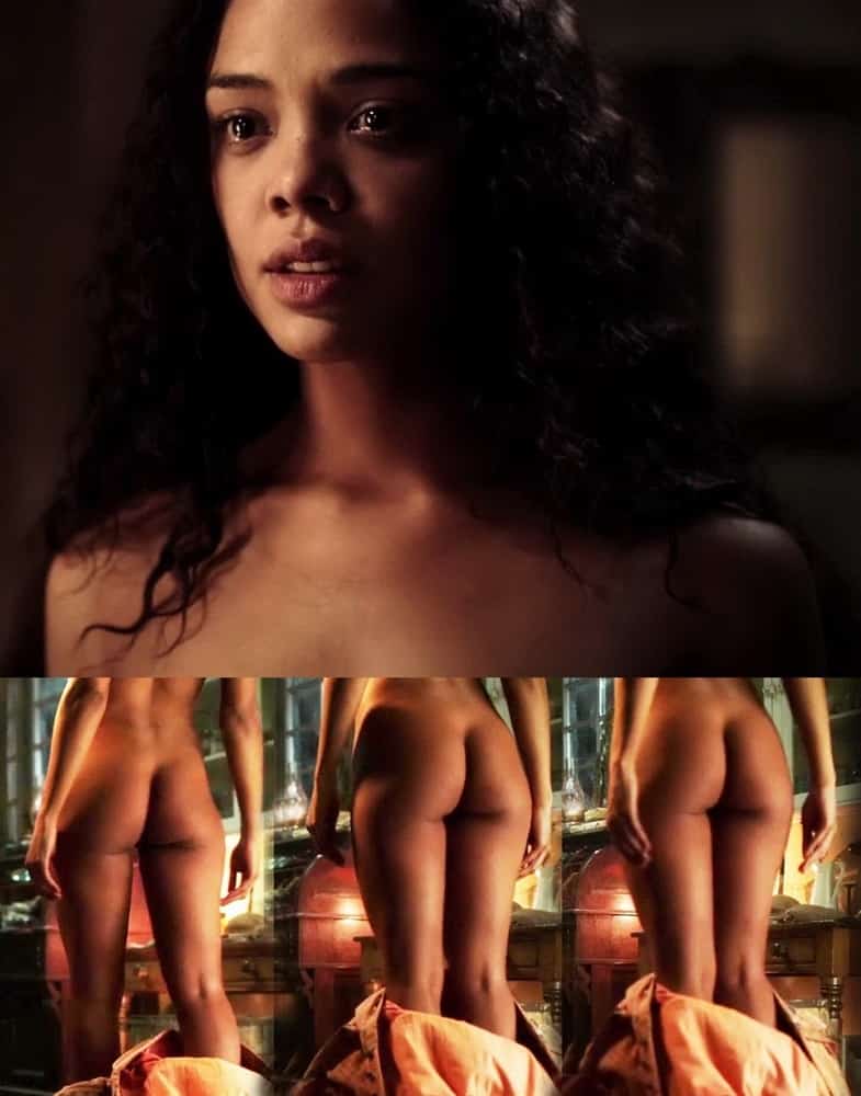 Tessa Thompson en un desnudo completo de su precioso cuerpo.